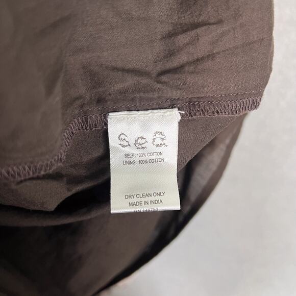 Sea New York Nadine Border Smocked Midi Dress In Chocolate Size 0 - Picture 11 of 11